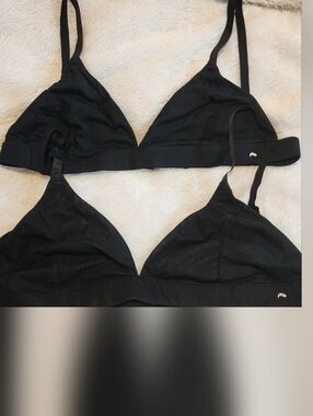 MeUndies Black Bras SET OF 2 Size MEDUIM